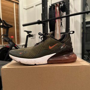 Nike Air Max 270 Rough Green Hot Curry Men's Size 10 DQ4686-300